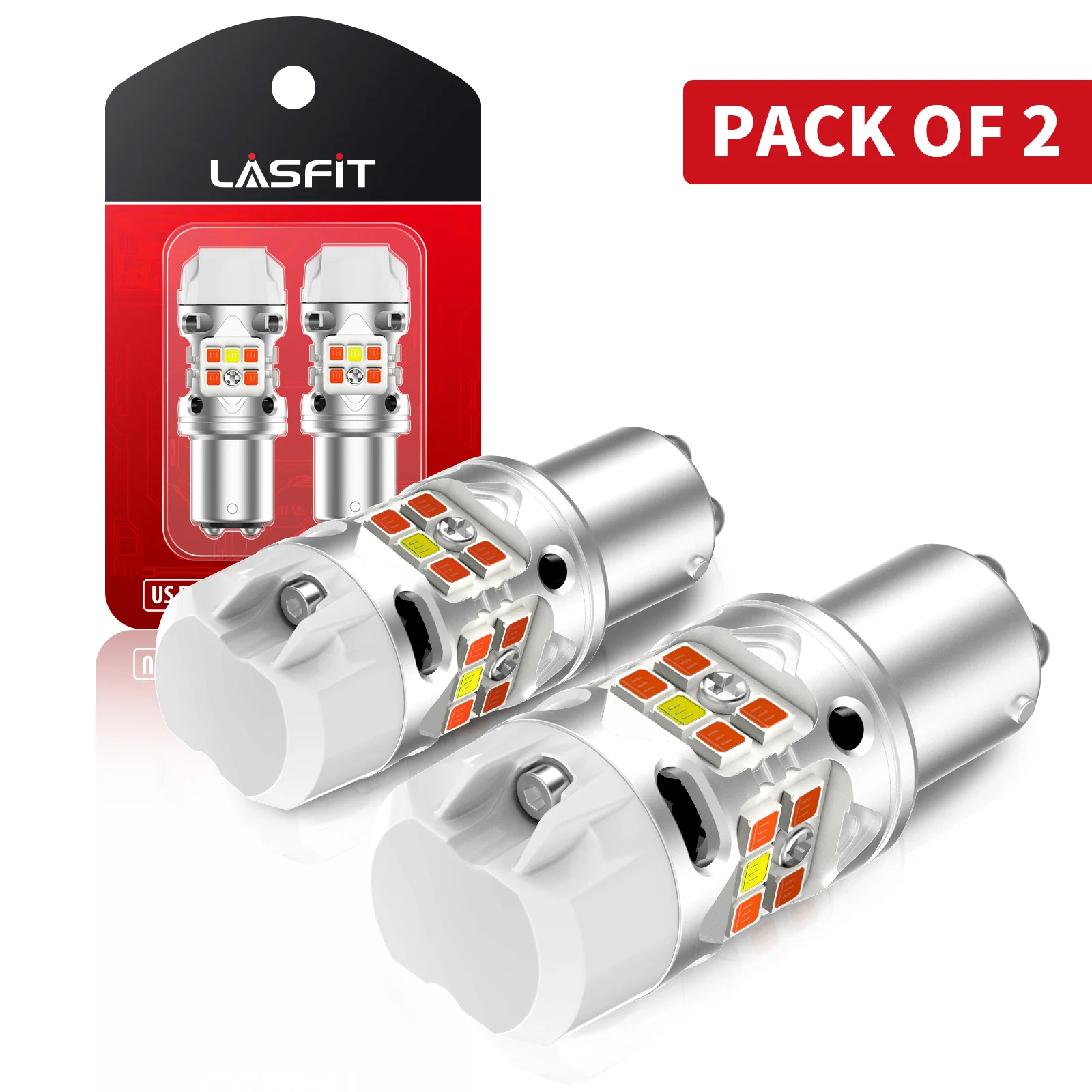 1157 2057 LED Front Turn Signal Bulbs CanBus-Ready Switchback | T3 Series - Image 15