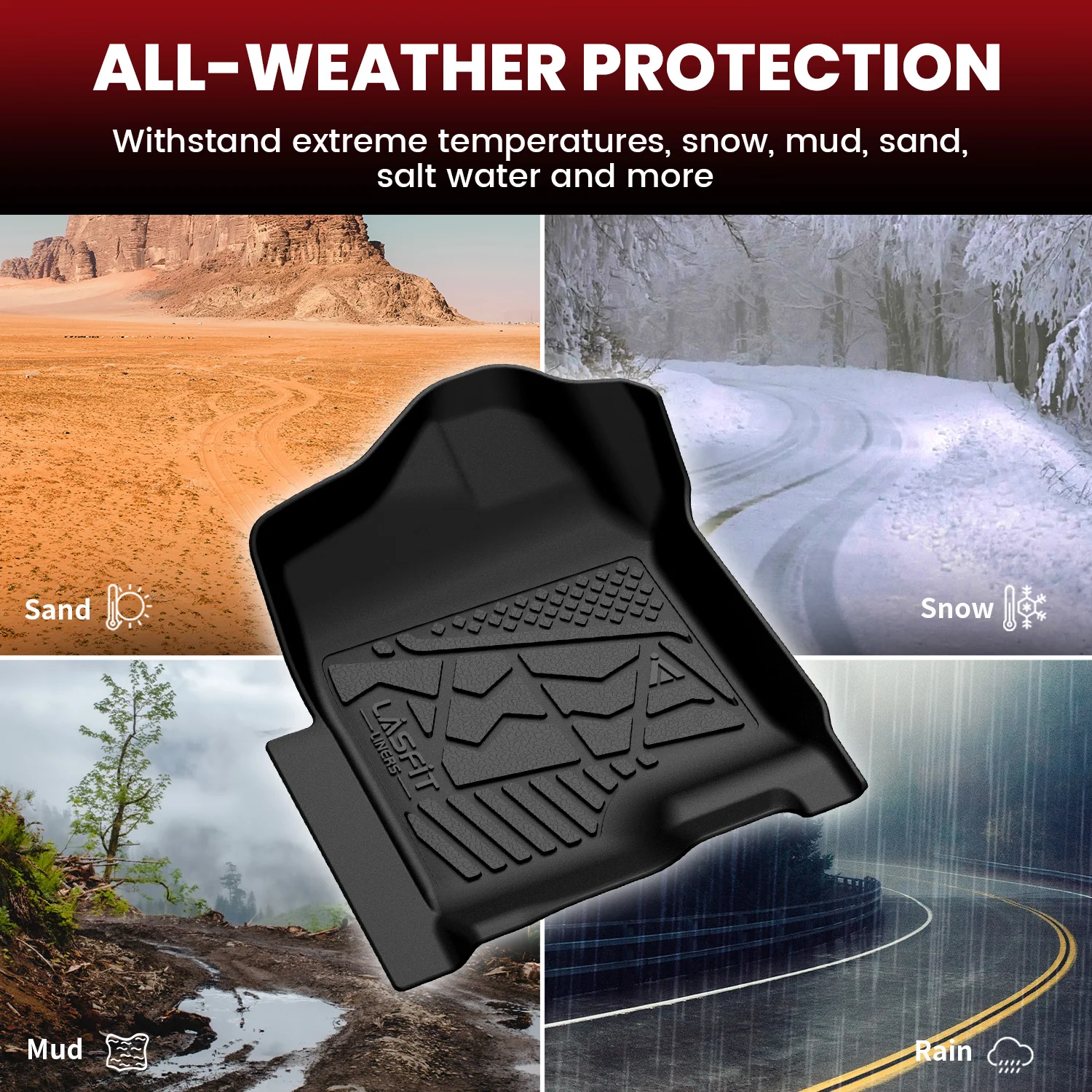 Fit for 1999-2006 Chevrolet Silverado 2500HD 3500HD Floor Mats, Fit Without 4*4 Shifter Only - Image 15