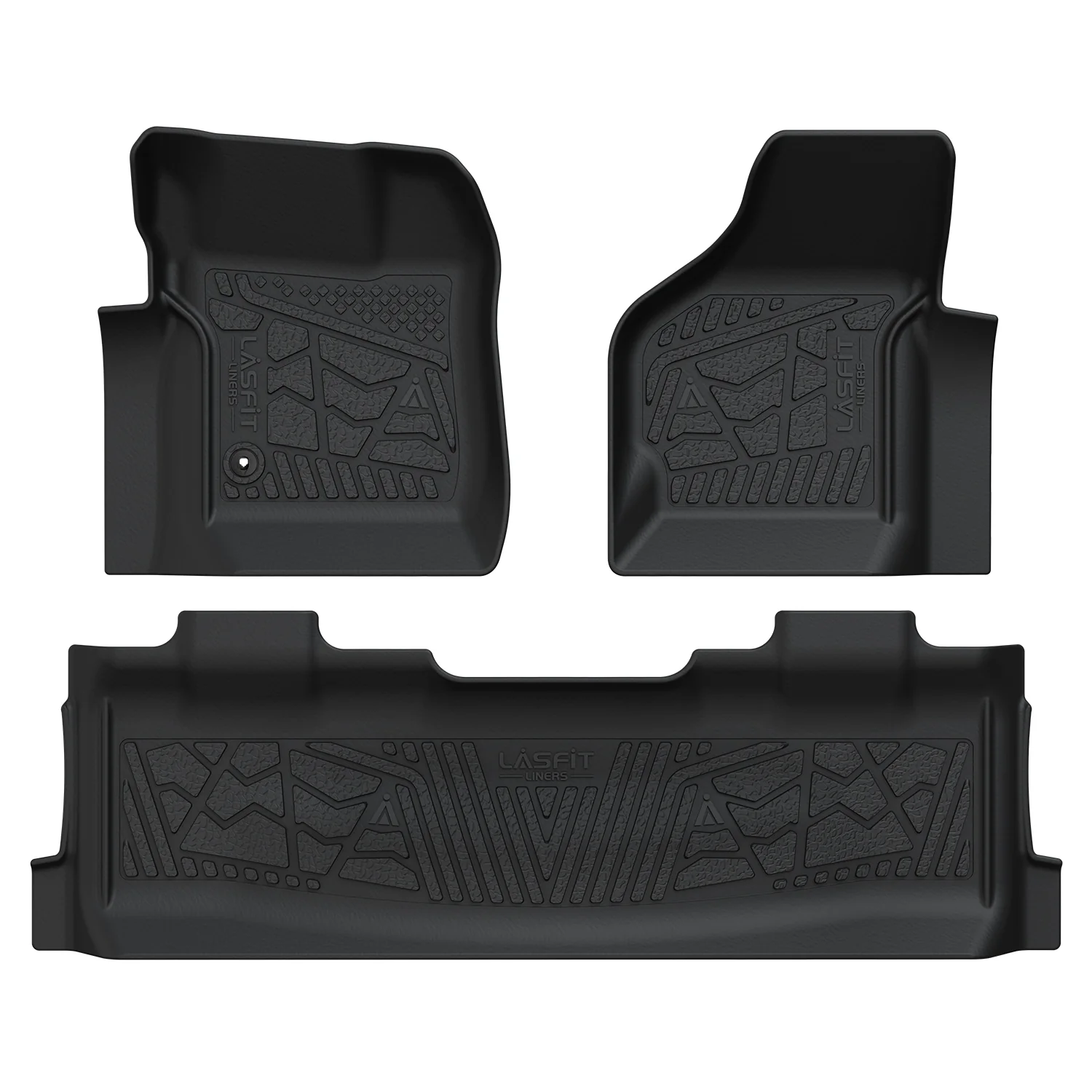 Fit for 1999-2007 Ford F-250 F-350 F-450 Floor Mats,Fit CrewCab with Carpet Floor, w/o 4*4 Shifter & w/o Center Console Only