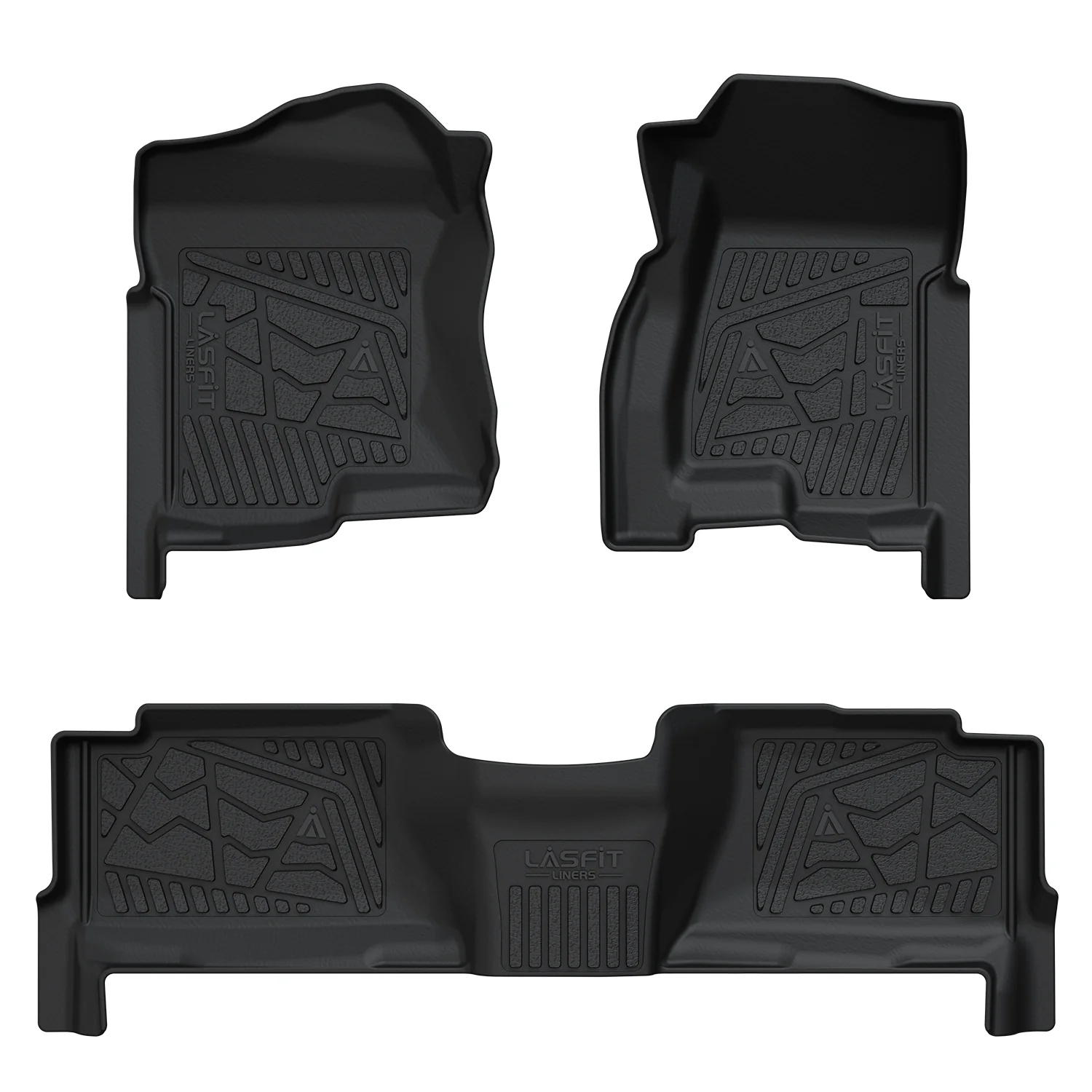 Fit for 2000-2006 Cadillac Escalade ESV 1st & 2nd Row Floor Mats, Fit 2nd Row Bench Seat Only