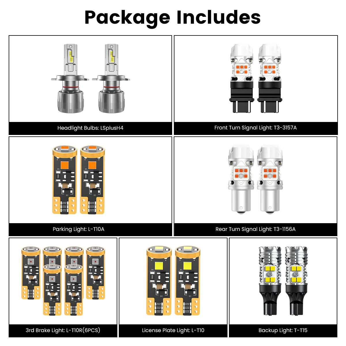 Fit for 2001-2015 Toyota Tacoma The Brightest LED Bulbs Upgrade | Tested and Verified - Image 3