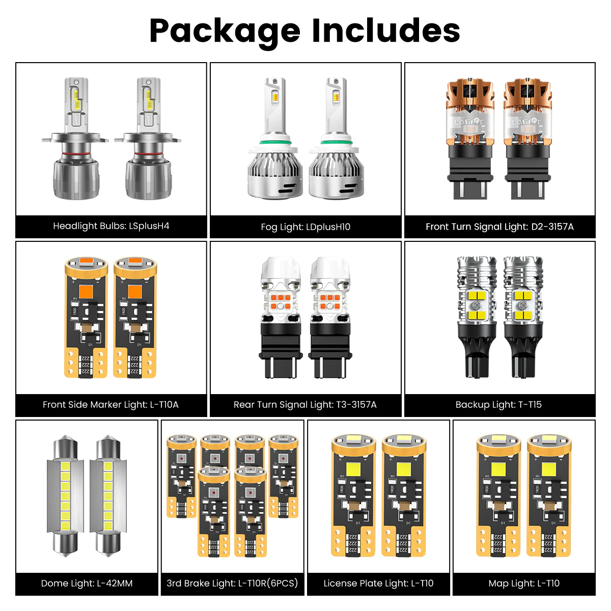 Fit for 2001-2015 Toyota Tacoma The Brightest LED Bulbs Upgrade | Tested and Verified - Image 5
