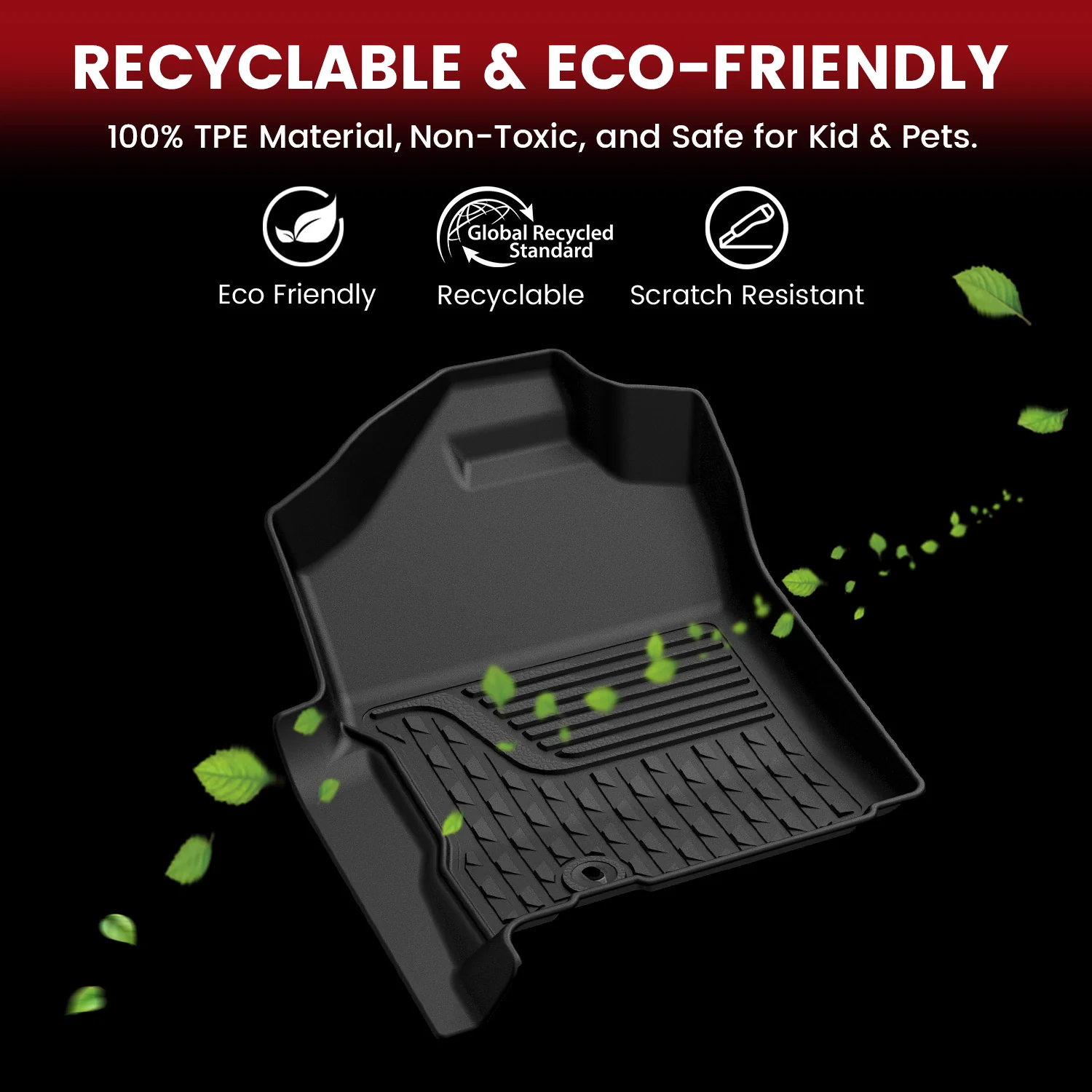 Fit for 2002-2008 RAM 1500 Quad Cab Floor Mats, Fit Carpet Flooring, Not Fit have 4X4 Shifter - Image 16