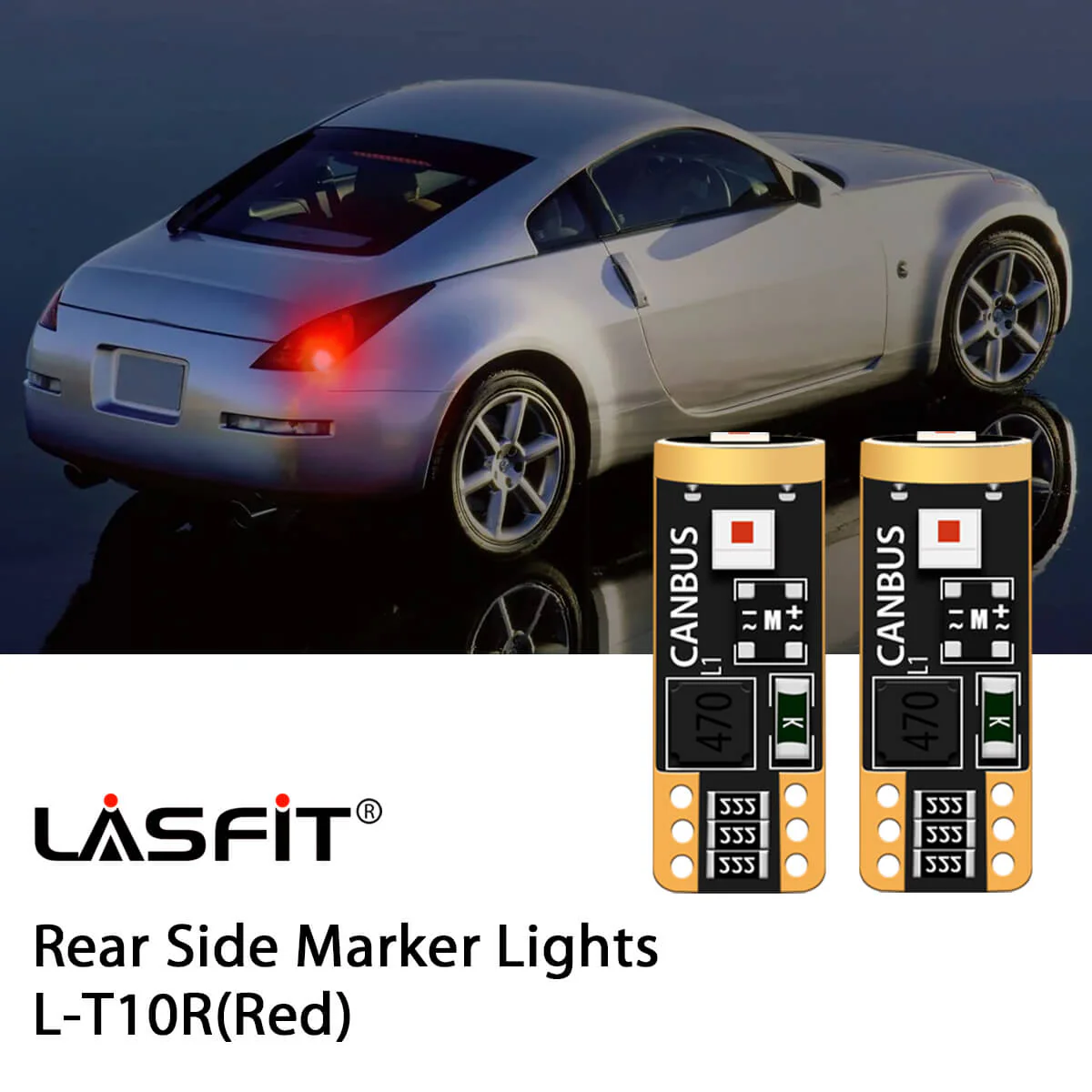 Fit for 2003-2005 Nissan 350Z Coupe LED Bulbs D2S Exterior Interior Lights - Image 35