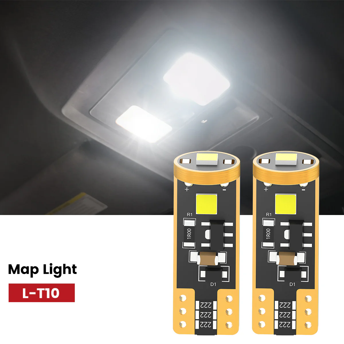 Fit for 2006-2013 Toyota 4Runner LED Bulbs Upgrade - Image 49
