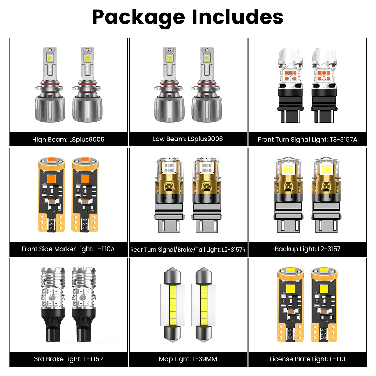 Fit for 2003-2025 GMC Savana The Brightest LED Bulbs Upgrade | Tested and Verified - Image 3