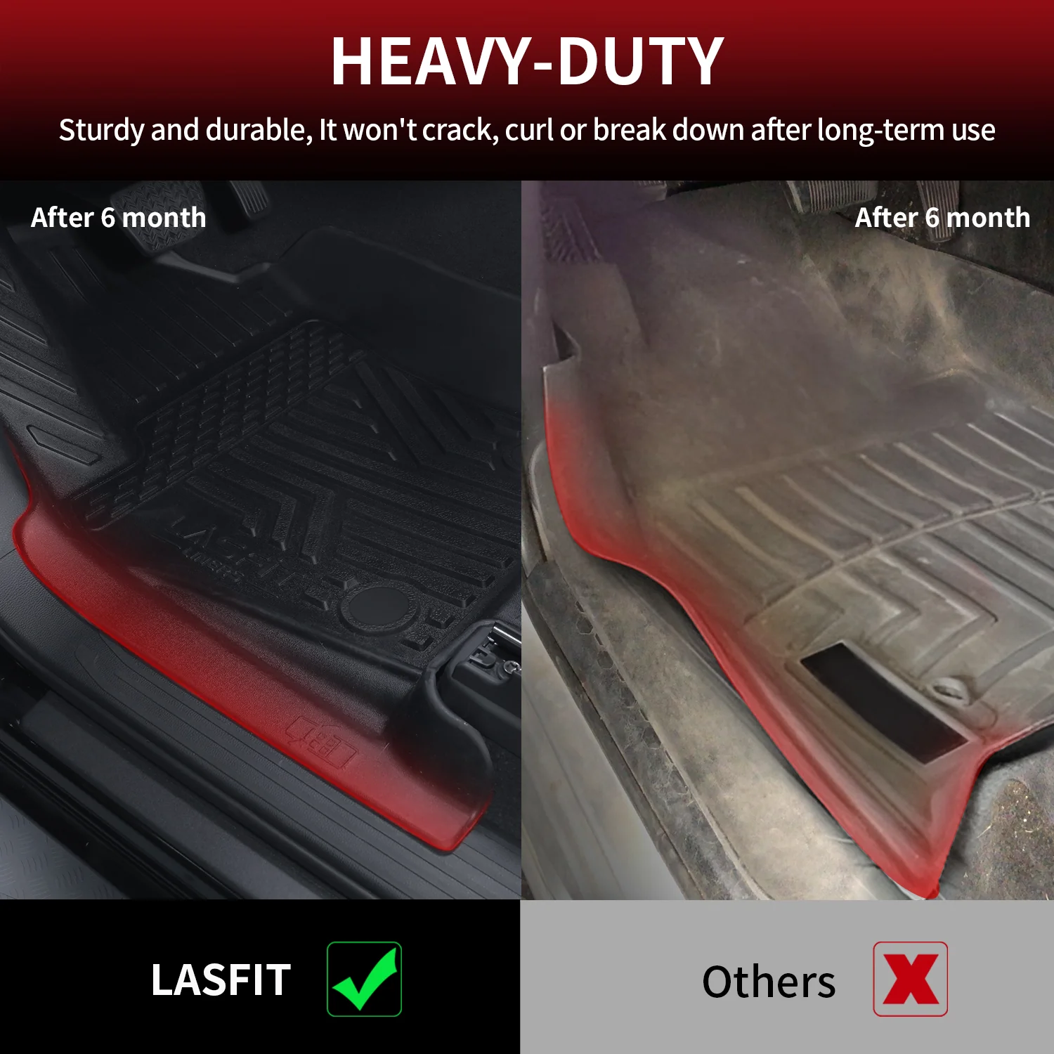 Fit for 2008-2011 Toyota Tacoma Floor Mats, Fit Auto Trans Only - Image 15