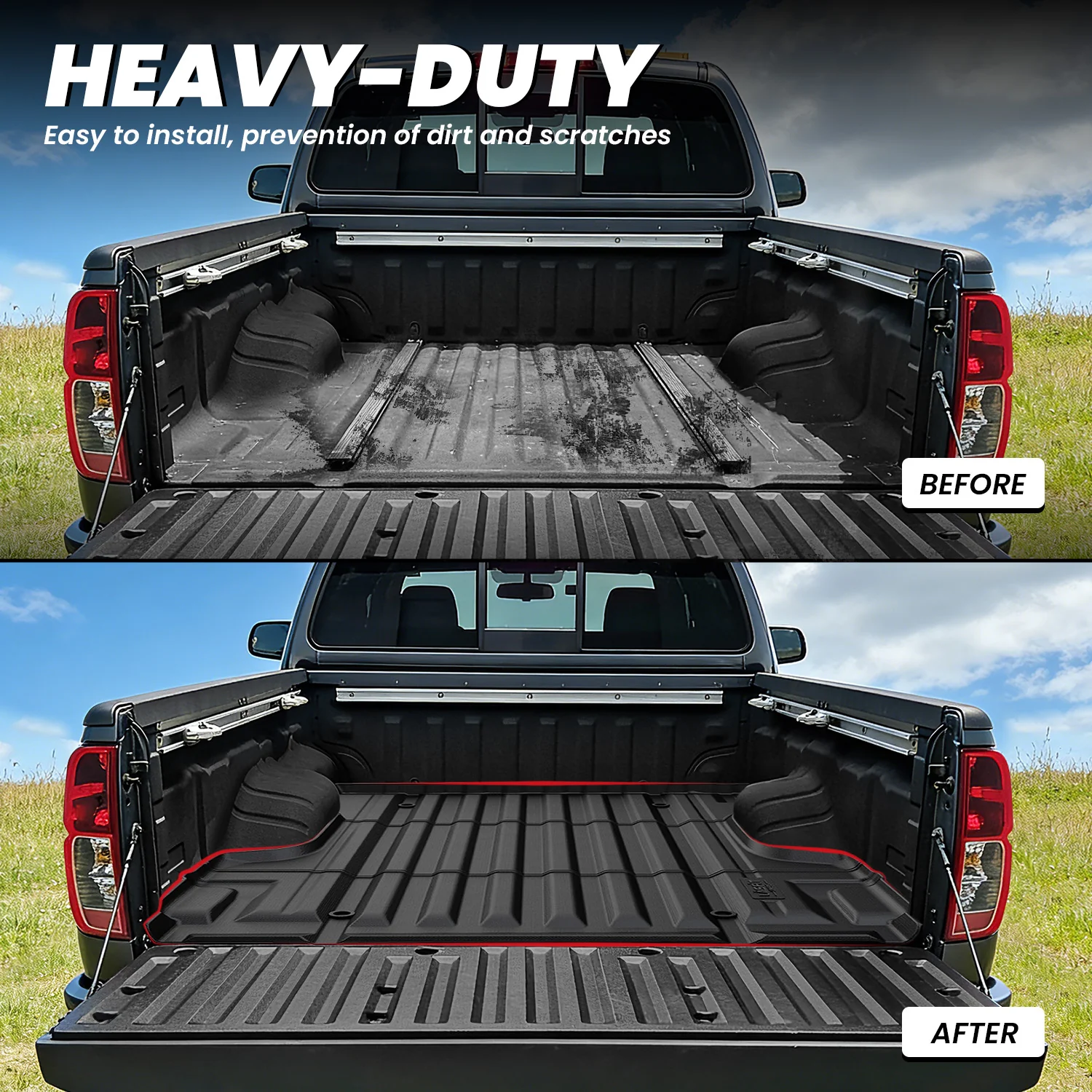Fit for 2005-2021 Nissan Frontier Truck Bed Mat - Image 14