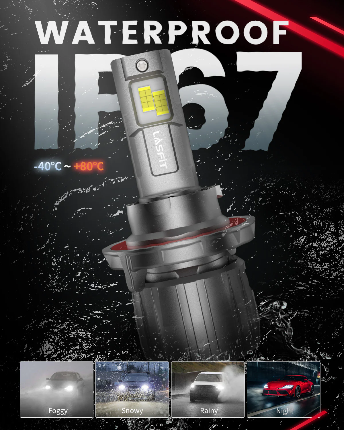 130W H13 9008 LS Plus Series | 13,000LM 6000K LED Bulbs - Image 15