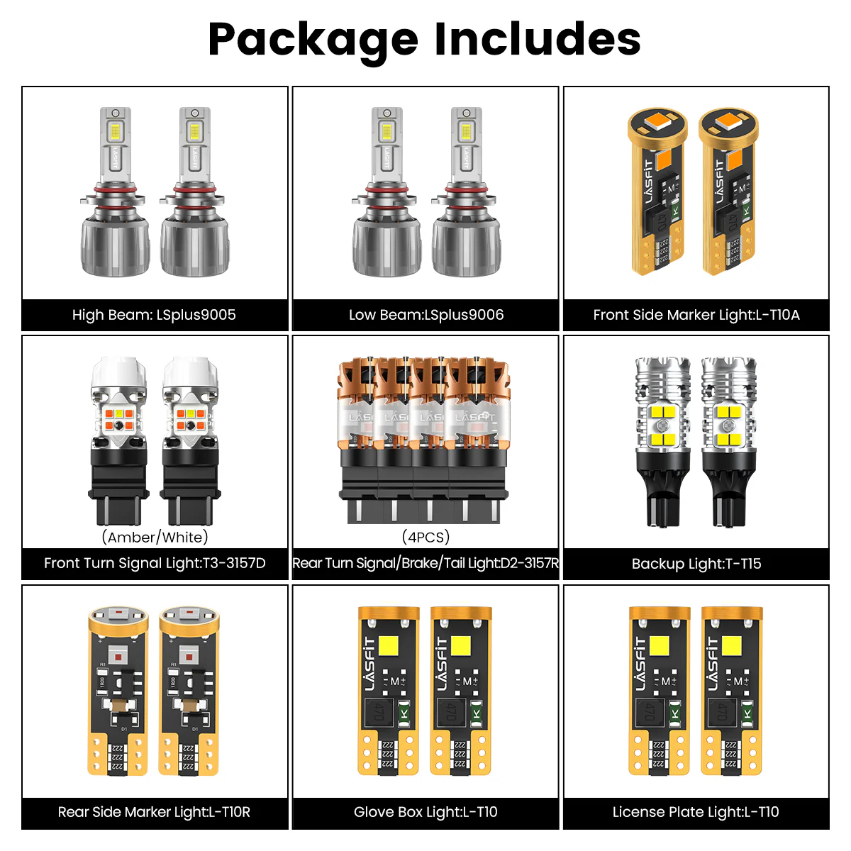 Fit for 2006-2010 Dodge Charger The Brightest LED Bulbs Upgrade - Image 14