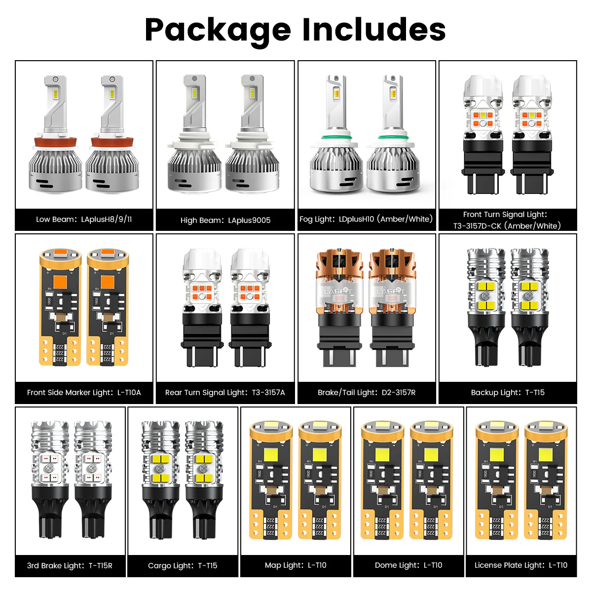 Fit for 2007-2013 Toyota Tundra LED Bulbs Upgrade - Image 3