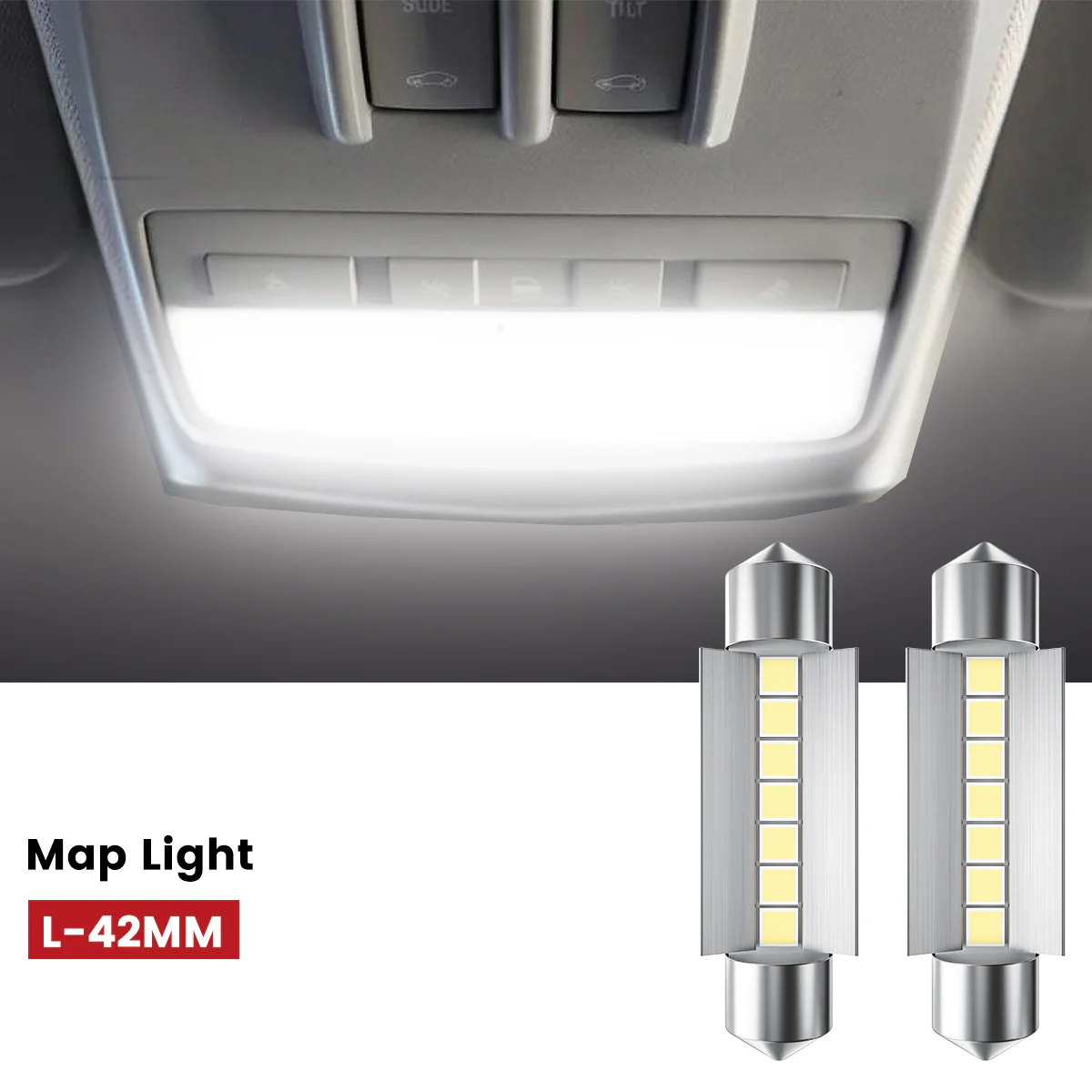 Fit for 2007-2014 Chevrolet Tahoe The Brightest LED Bulbs Upgrade - Image 52