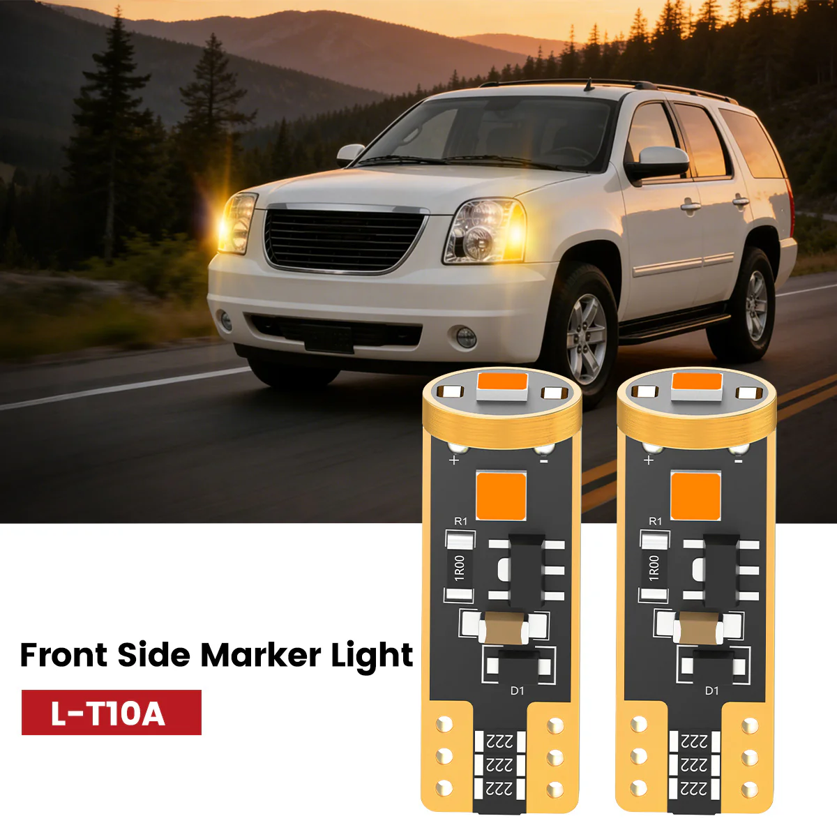 Fit for 2007-2014 GMC Yukon / Yukon XL The Brightest LED Bulbs Upgrade - Image 32
