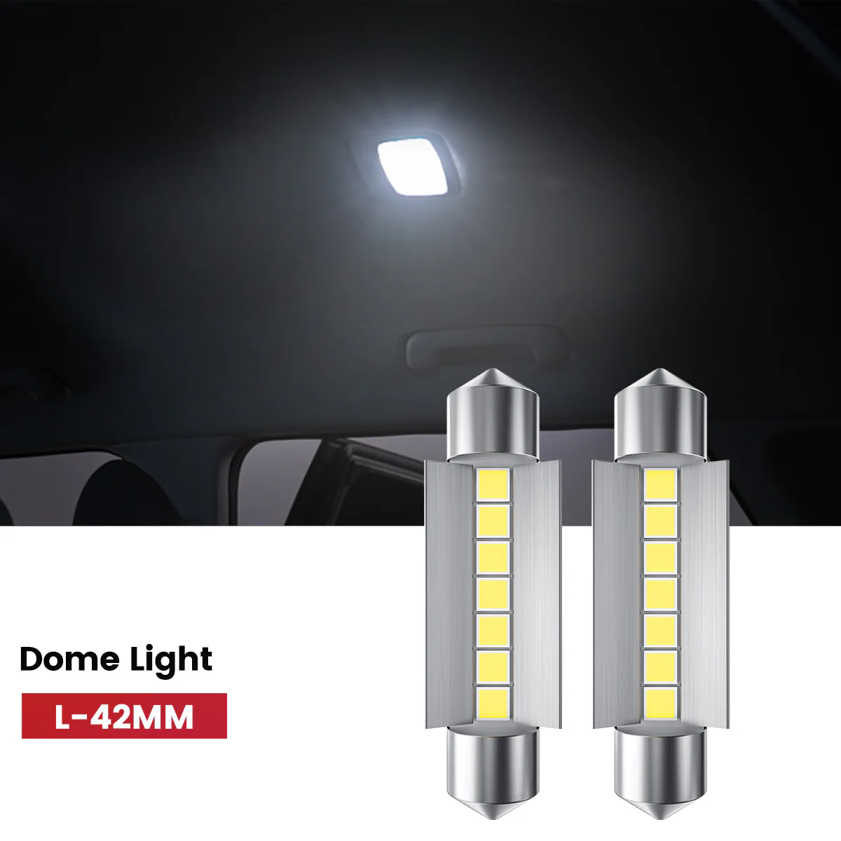 Fit for 2007-2014 GMC Yukon / Yukon XL The Brightest LED Bulbs Upgrade - Image 44