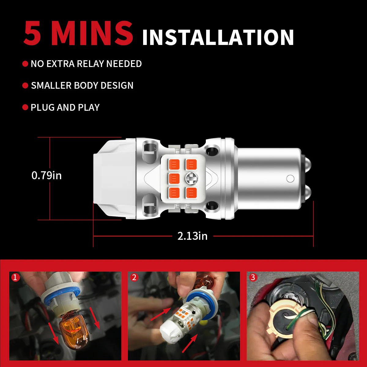Fit for 2007-2014 Honda CR-V LED Bulbs Upgrade - Image 24