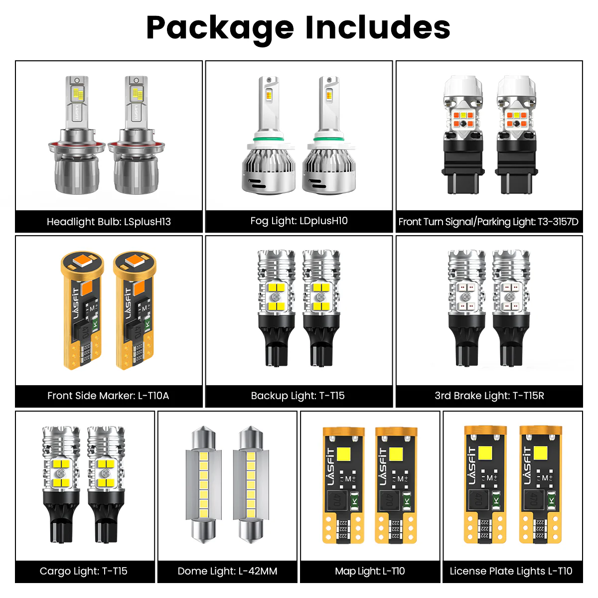 Fit for 2008-2010 Ford F-250 F-350 Super Duty The Brightest LED Bulbs Upgrade | Tested and Verified - Image 2