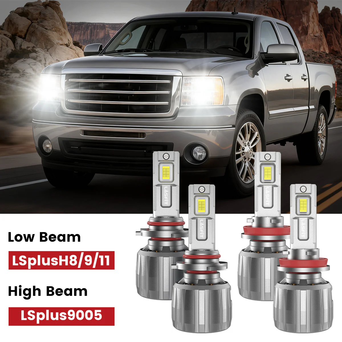 Fit for 2007-2013 GMC Sierra 1500 The Brightest LED Bulbs Upgrade | Tested and Verified - Image 52