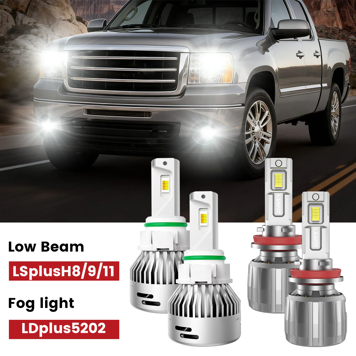 Fit for 2007-2013 GMC Sierra 1500 The Brightest LED Bulbs Upgrade | Tested and Verified - Image 56