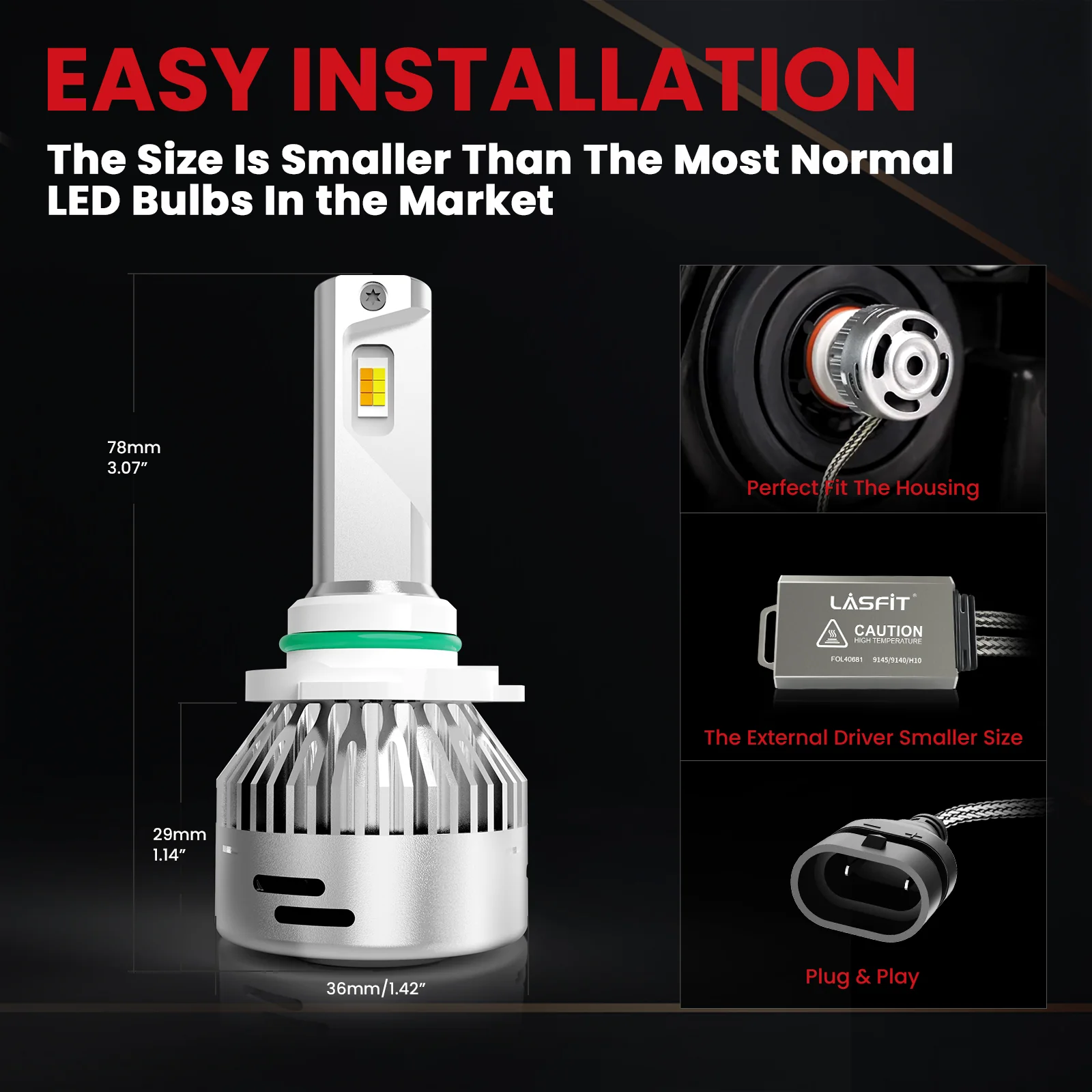 Fit for 2016-2018 Ram HD 2500/3500 LED Bulbs Upgrade | Tested and Verified - Image 12