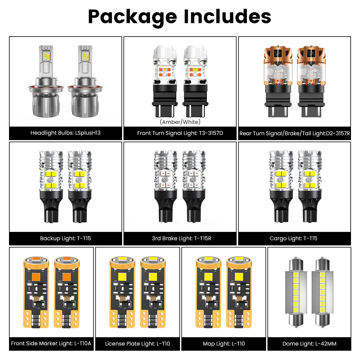 Fit for 2008-2016 Ford F-450 F-550 Super Duty The Brightest LED Bulbs Upgrade - Image 8