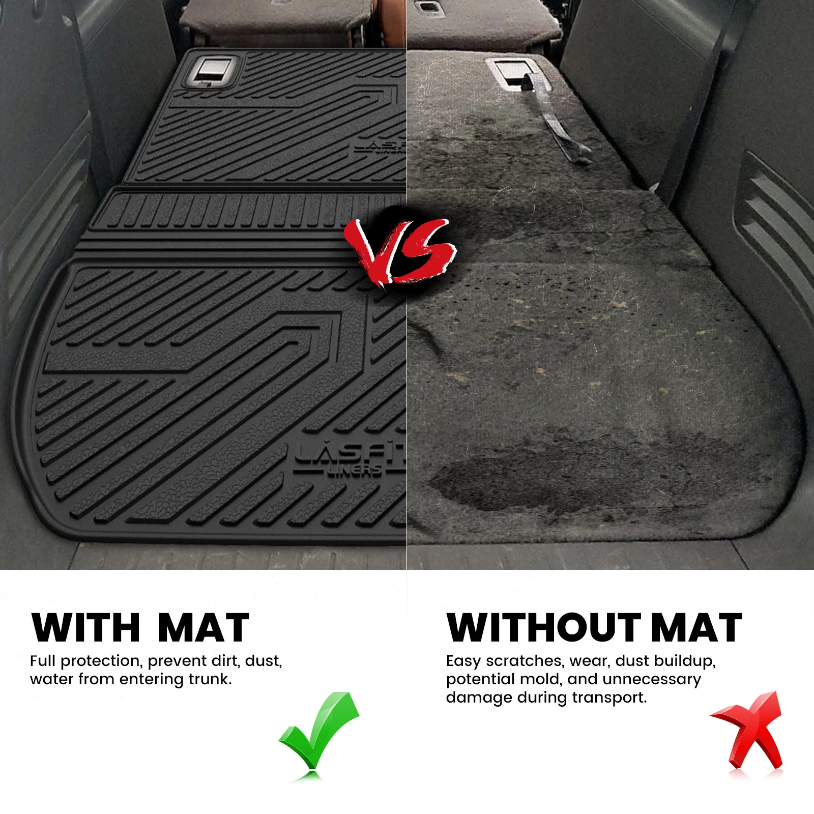 Fit for 2008-2017 Buick Enclave Floor Mats or Cargo & Seatback Mats - Image 13