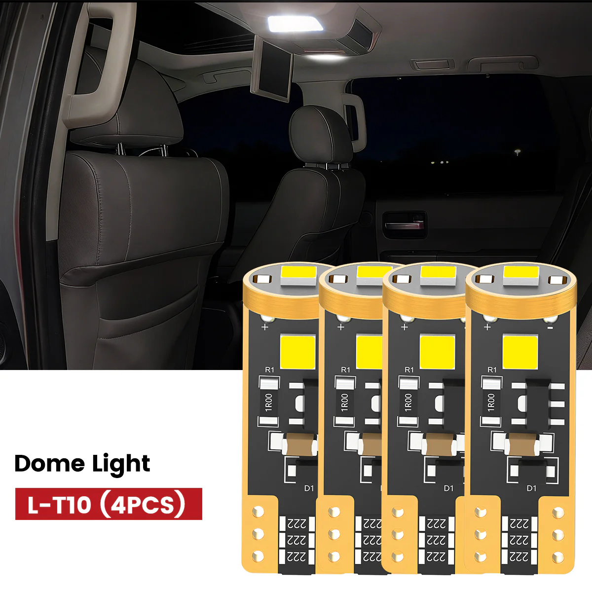 Fit for 2008-2017 Toyota Sequoia The Brightest LED Bulbs Upgrade - Image 41