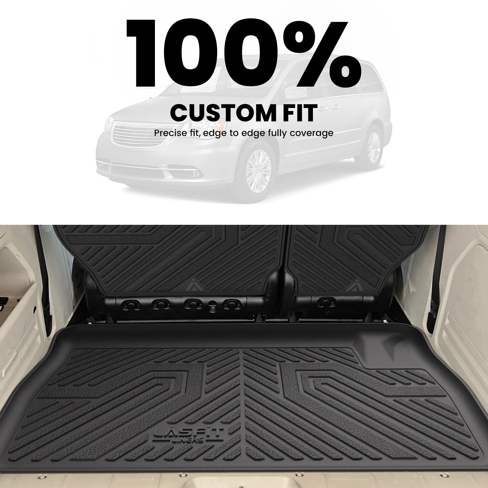 Fit for 2008-2020 Dodge Grand Caravan Floor Mats or Cargo & Seatback Mats - Image 12