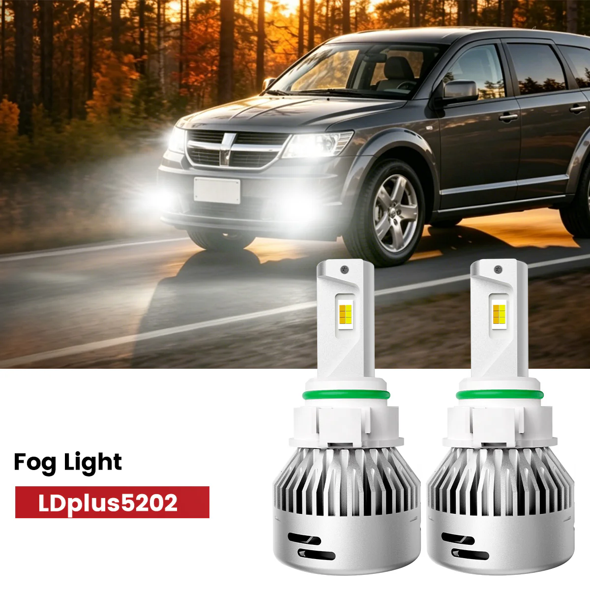 Fit for 2009-2010 Dodge Journey The Brightest LED Bulbs Upgrade - Image 22