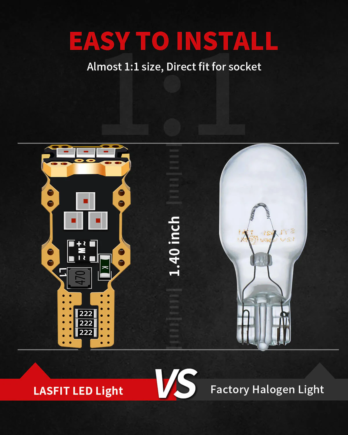 Fit for 2016-2018 Ram 1500 LED Bulbs Upgrade | Tested and Verified - Image 45