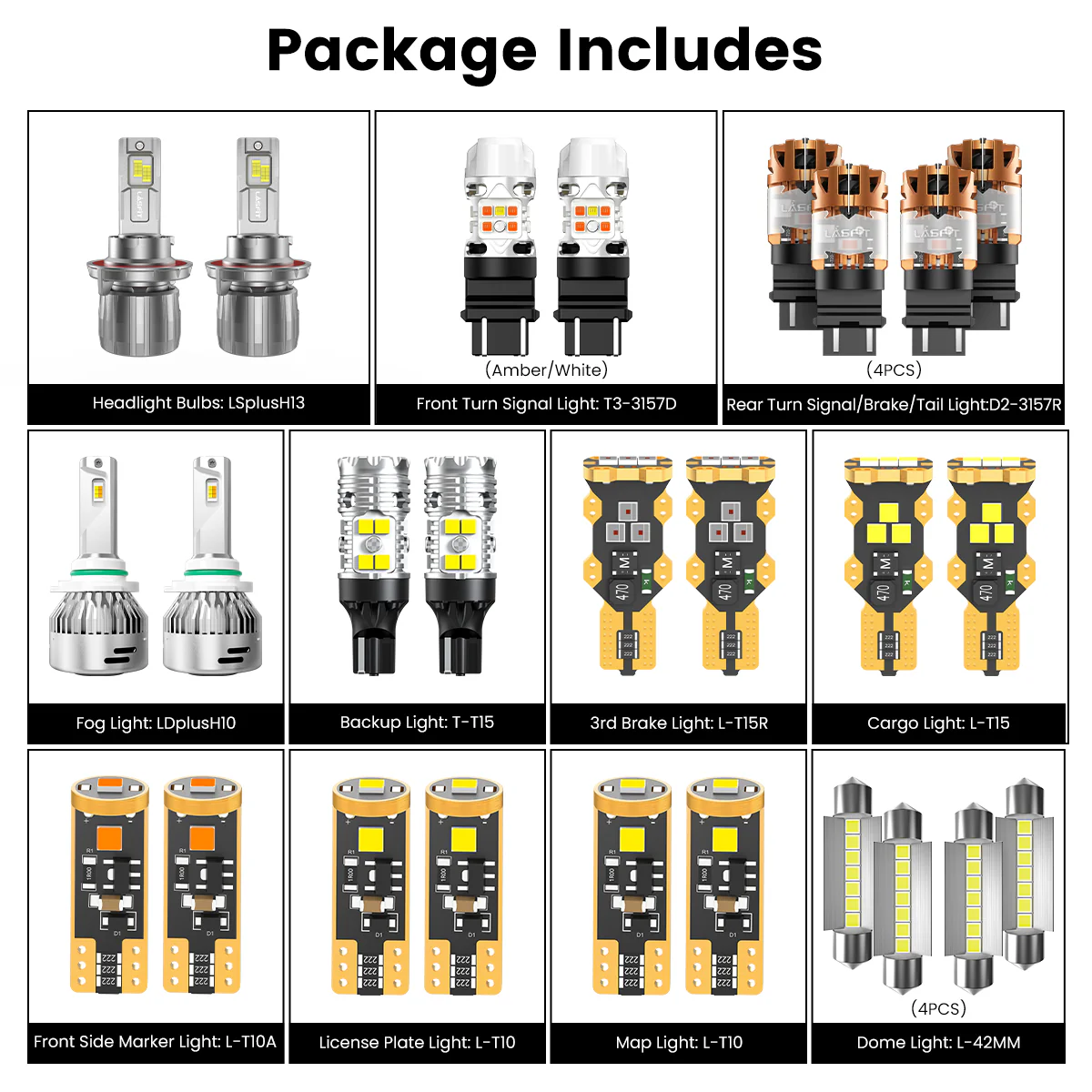 Fit for 2009-2012 Ford F-150 The Brightest LED Bulbs Upgrade | Tested and Verified - Image 36