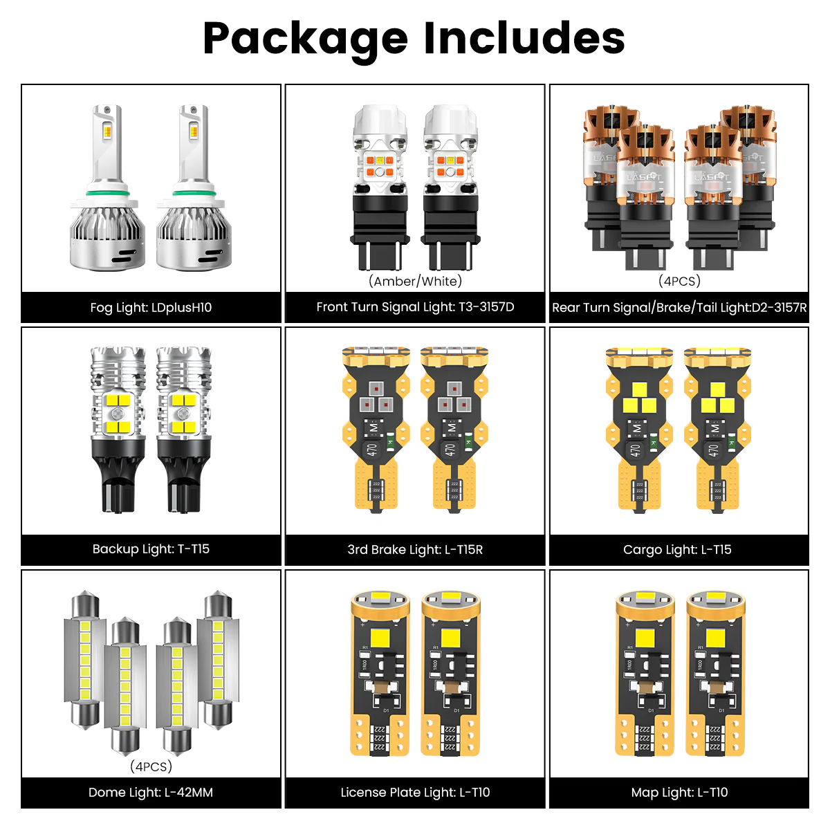 Fit for 2013-2014 Ford F-150 The Brightest LED Bulbs Upgrade | Tested and Verified - Image 31