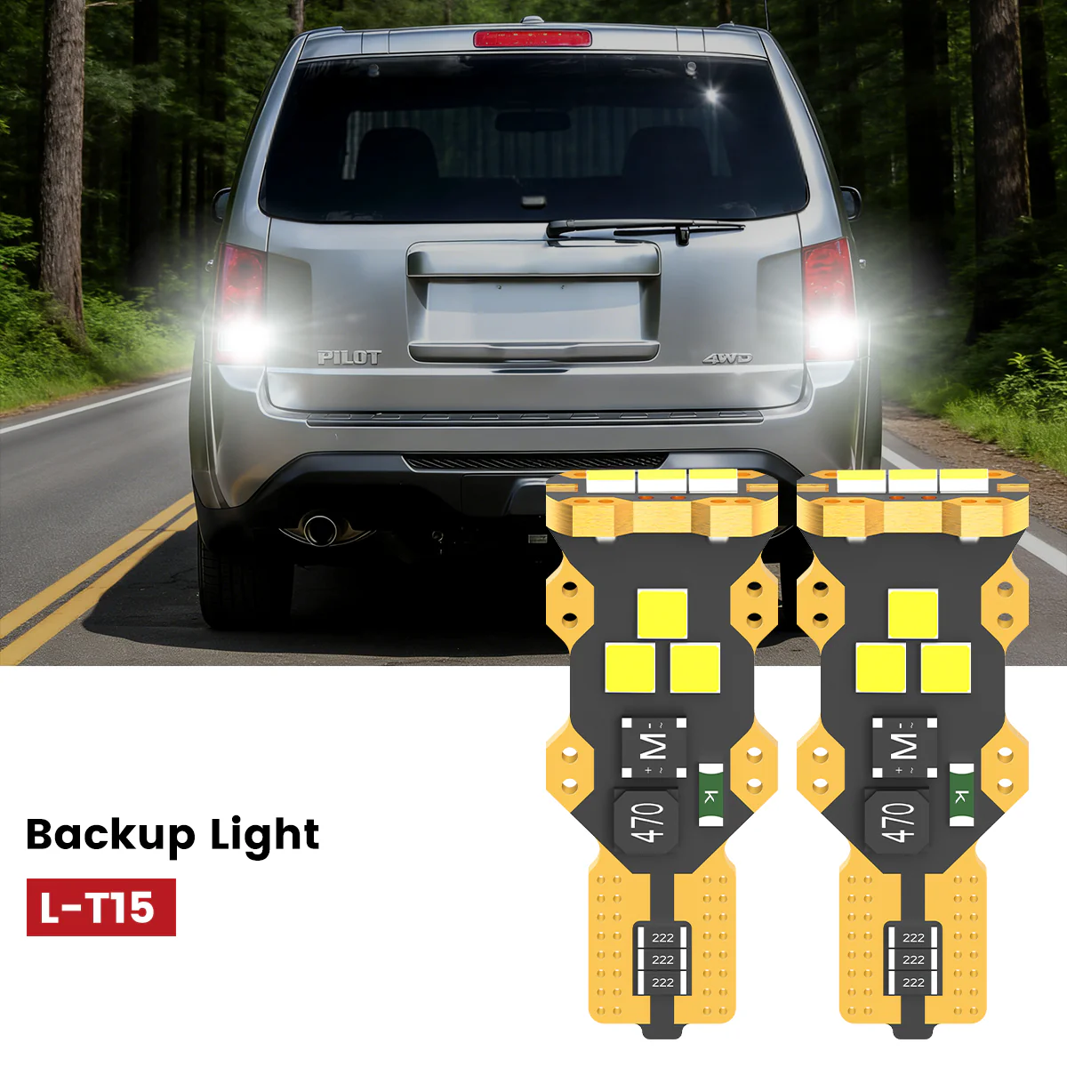 Fit for 2009-2015 Honda Pilot LED Bulbs Upgrade - Image 35