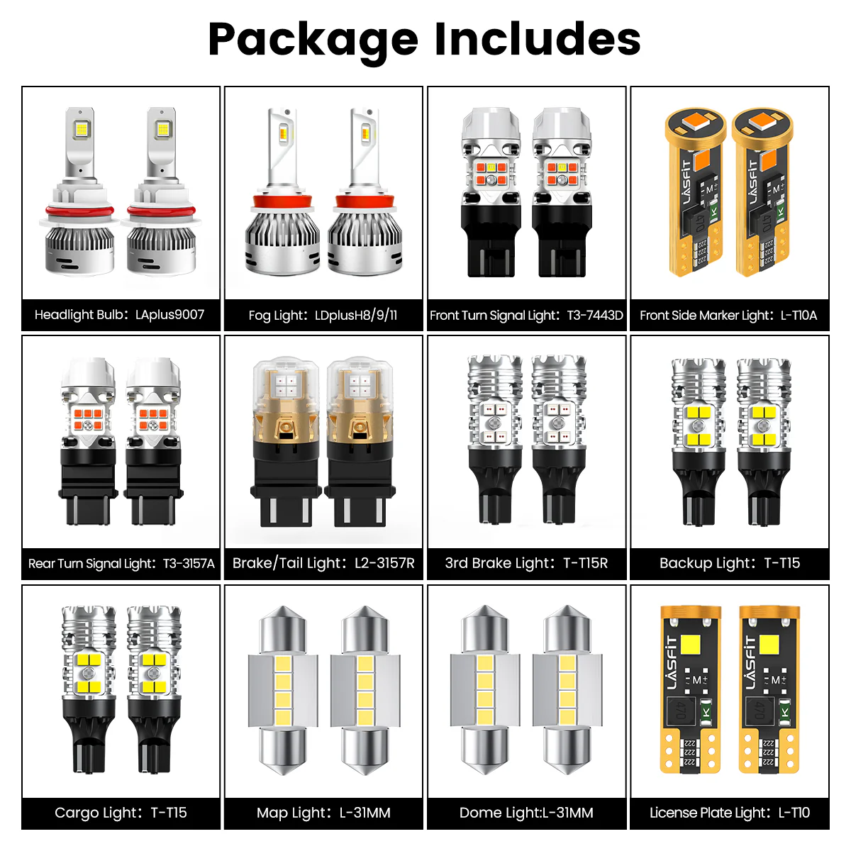 Fit for 2009-2021 Nissan Frontier LED Bulbs Upgrade | Tested and Verified - Image 3