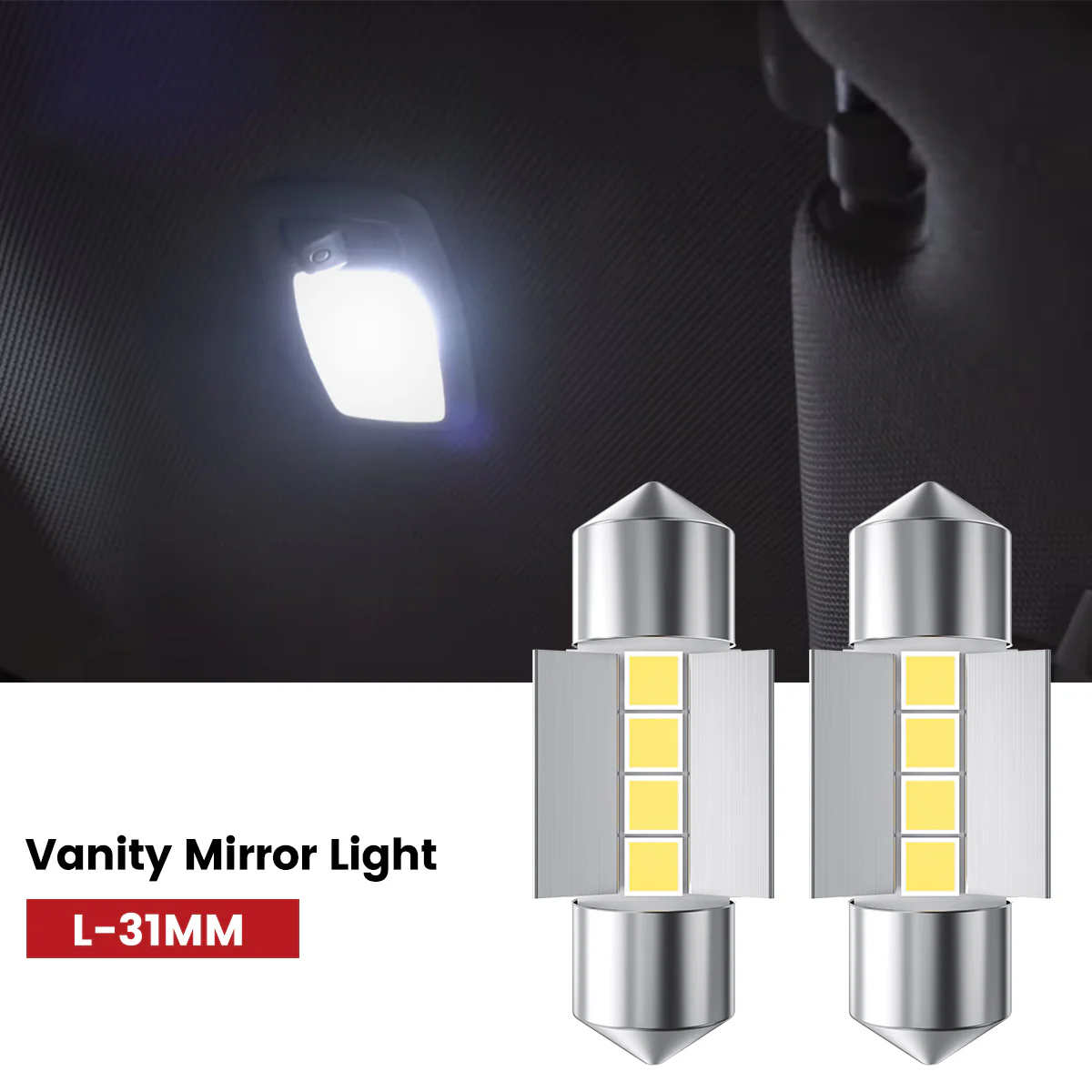Fit for 2010-2012 Hyundai Santa Fe The Brightest LED Bulbs Upgrade - Image 57