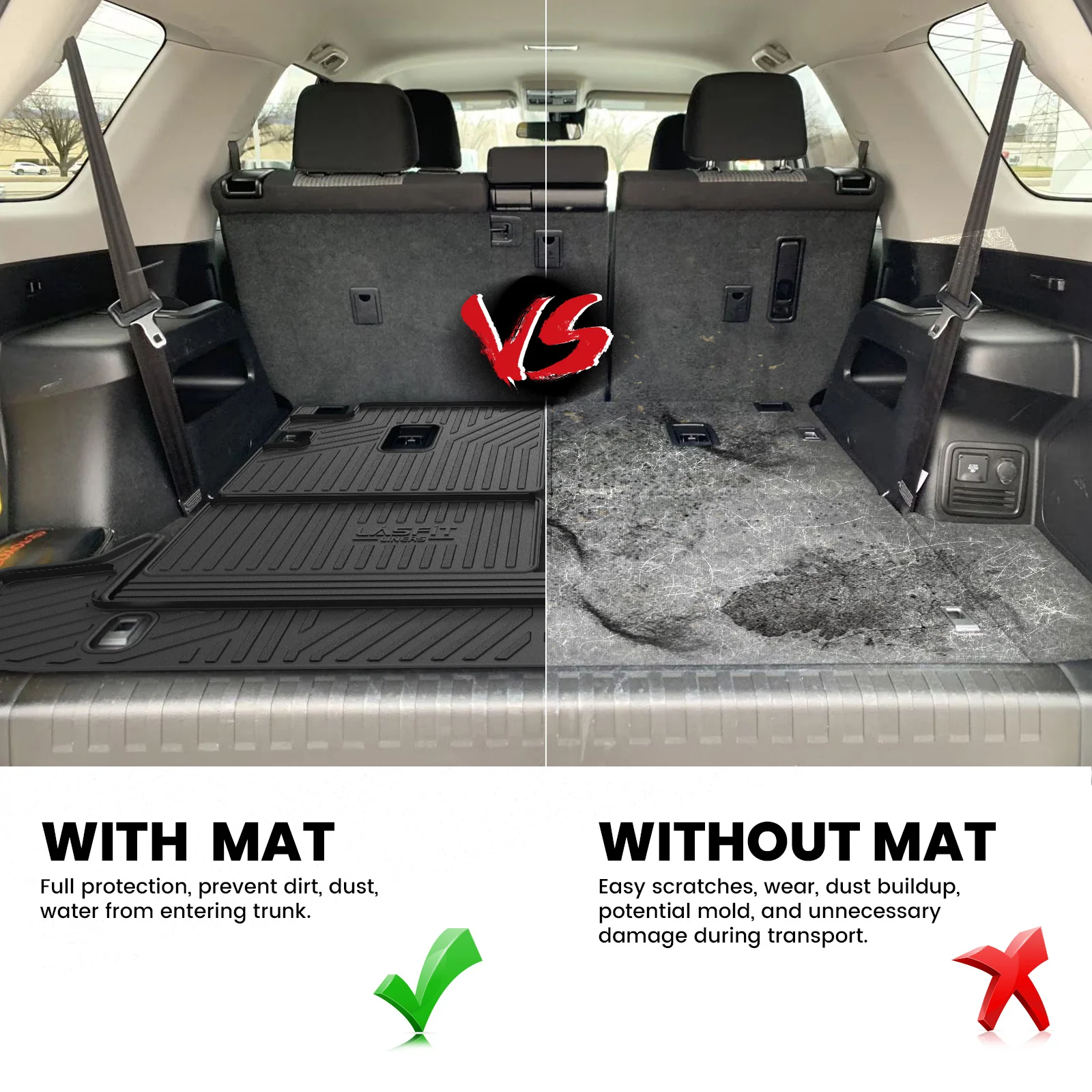 Fit for 2013-2024 Toyota 4Runner Floor Mats or Seatback & Cargo Mats - Image 47