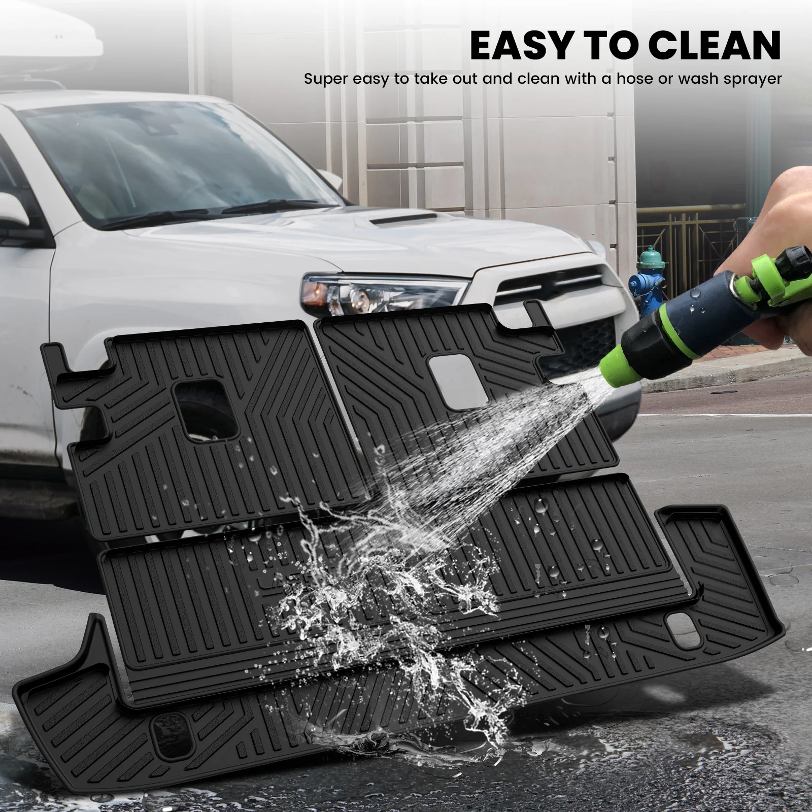 Fit for 2013-2024 Toyota 4Runner Floor Mats or Seatback & Cargo Mats - Image 50