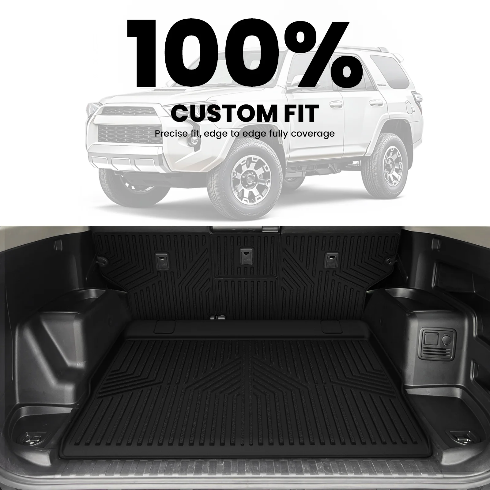 Fit for 2010-2012 Toyota 4Runner Seatback & Cargo Mats - Image 7
