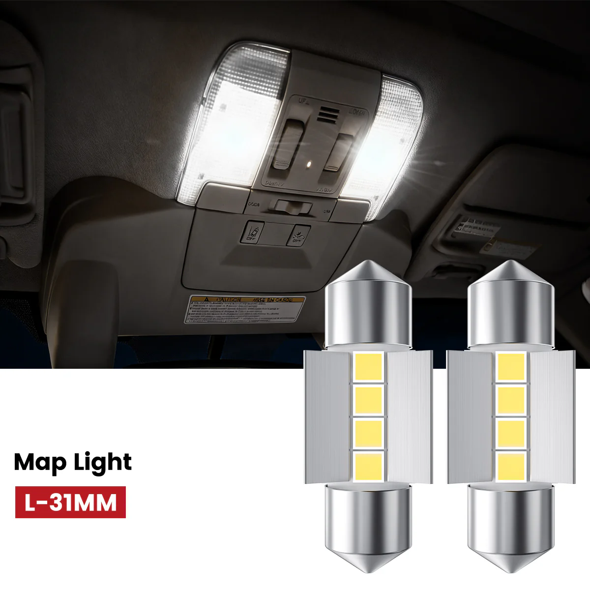 Fit for 2010-2014 Subaru Outback The Brightest LED Bulbs Upgrade - Image 51