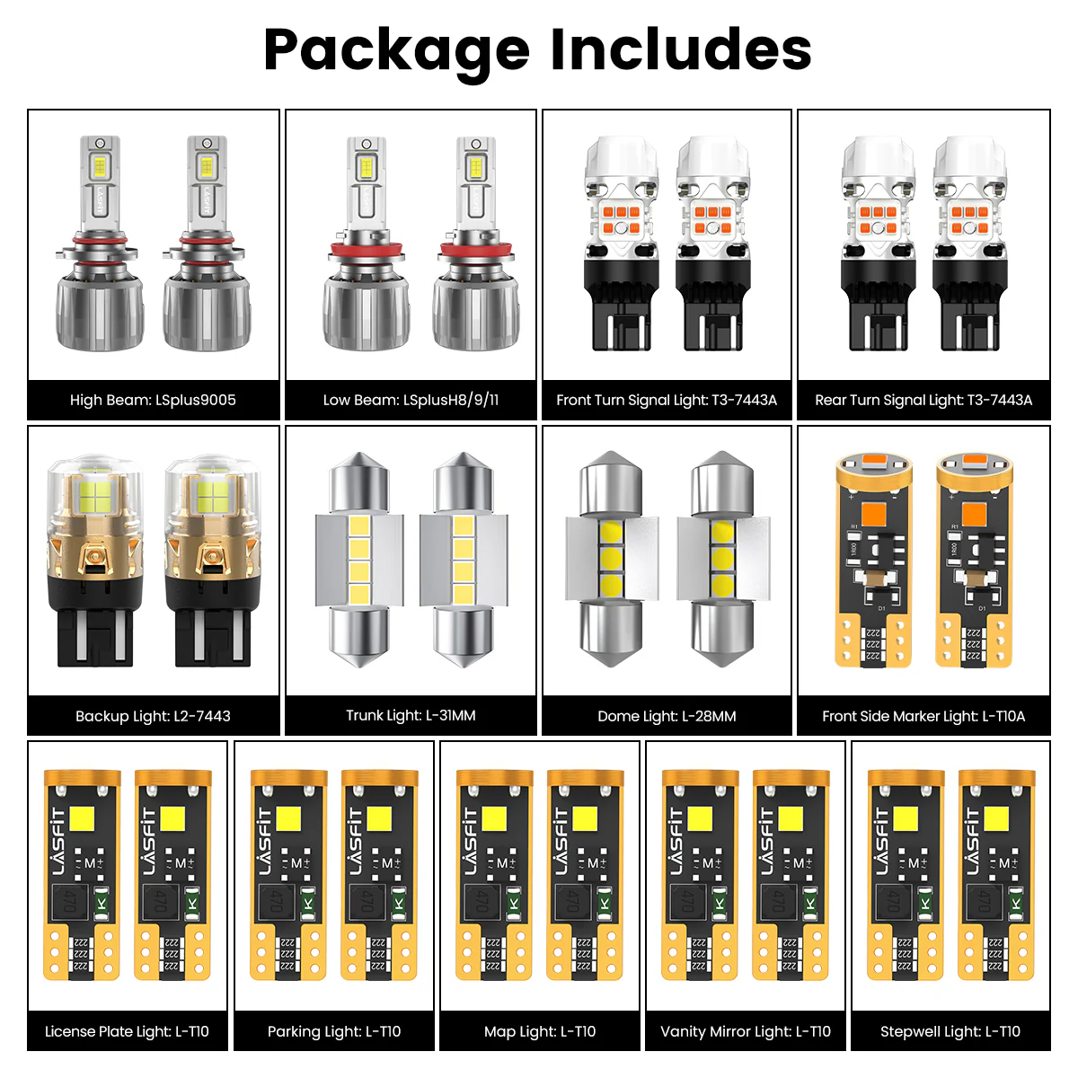 Fit for 2010-2015 Toyota Prius The Brightest LED Bulbs Upgrade | Tested and Verified - Image 3