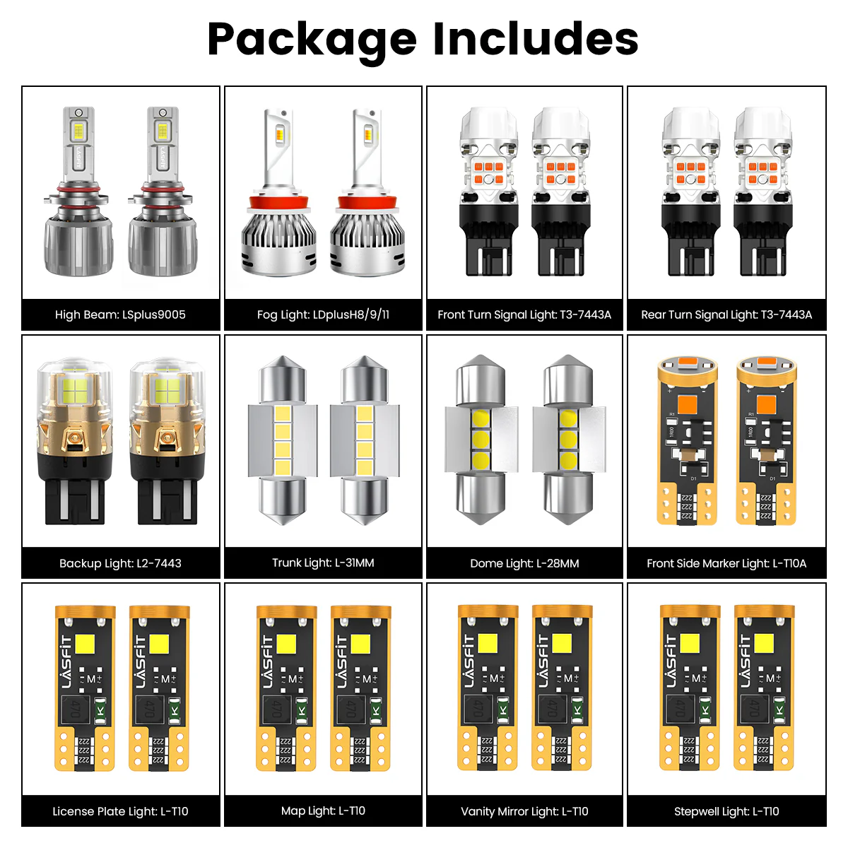 Fit for 2010-2015 Toyota Prius The Brightest LED Bulbs Upgrade | Tested and Verified - Image 6