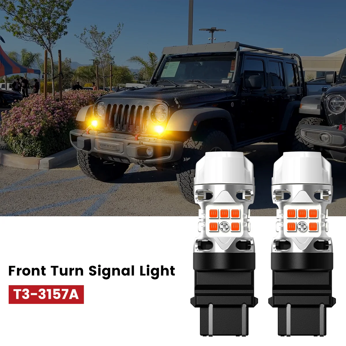 Fit for 2010-2017 Jeep Wrangler The Brightest LED Bulbs Upgrade - Image 25