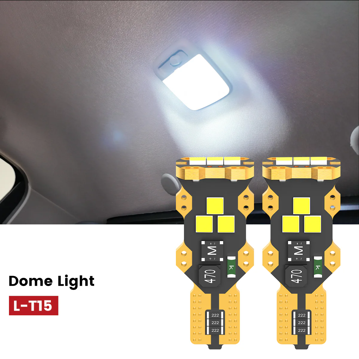 Fit for 2010-2017 Jeep Wrangler The Brightest LED Bulbs Upgrade - Image 35