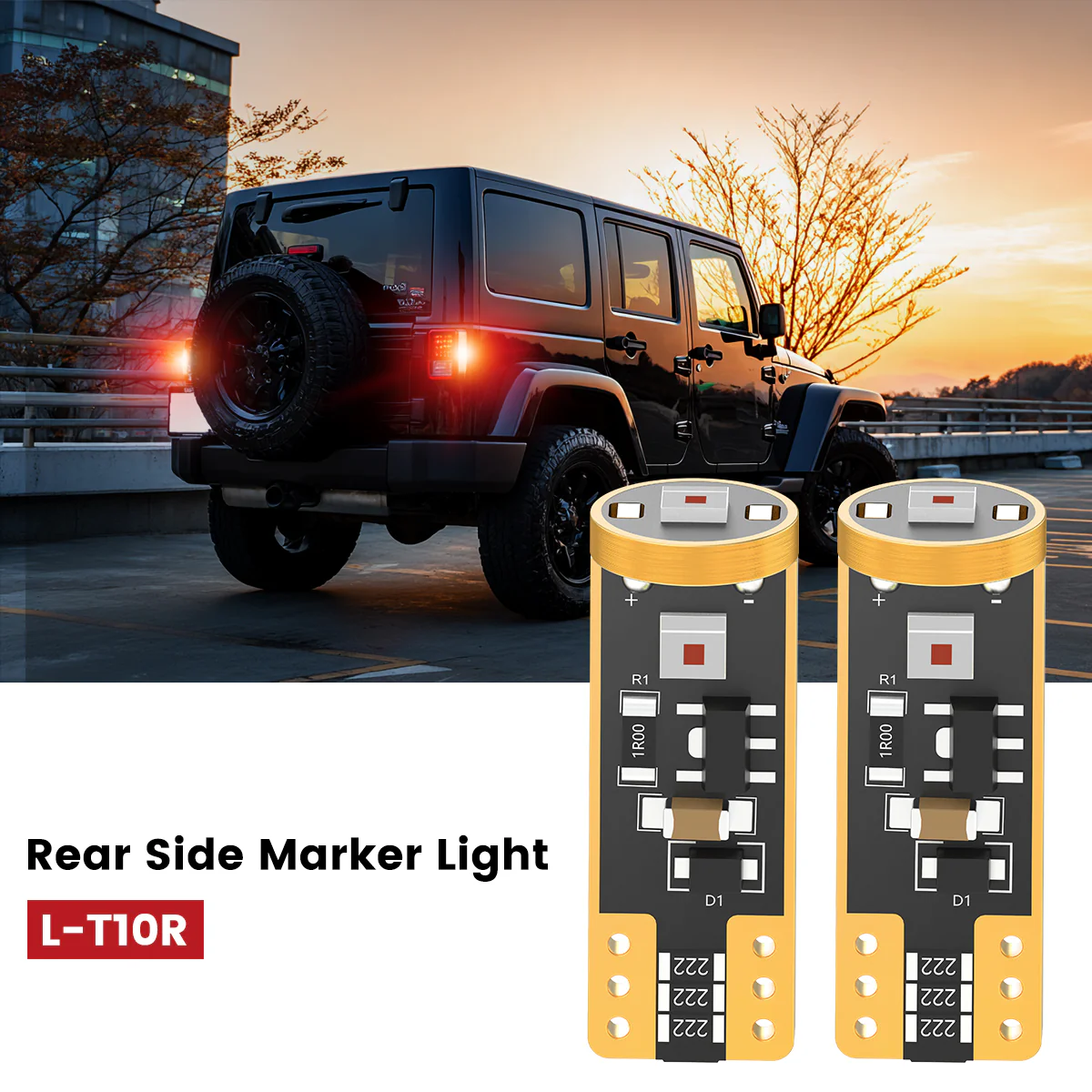 Fit for 2010-2017 Jeep Wrangler The Brightest LED Bulbs Upgrade - Image 43