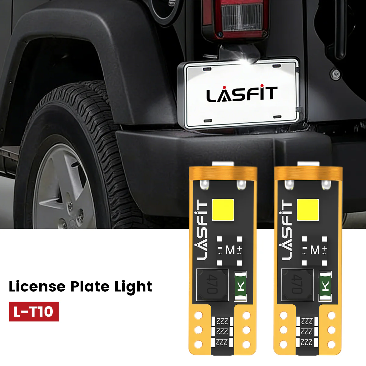 Fit for 2010-2017 Jeep Wrangler The Brightest LED Bulbs Upgrade - Image 47