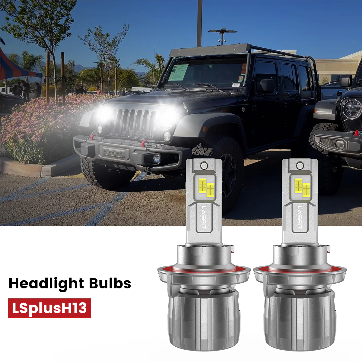 Fit for 2010-2017 Jeep Wrangler The Brightest LED Bulbs Upgrade - Image 8