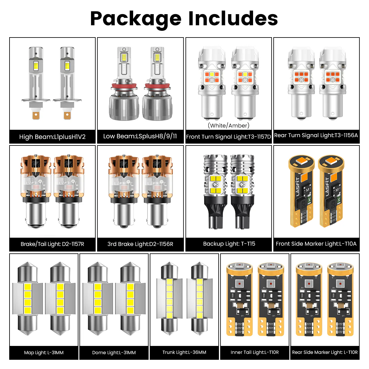 Fit for 2011-2013 Hyundai Elantra The Brightest LED Bulbs Upgrade - Image 9