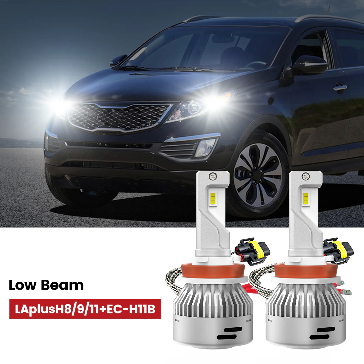 Fit for 2011-2013 Kia Sportage The Brightest LED Bulbs Upgrade - Image 13
