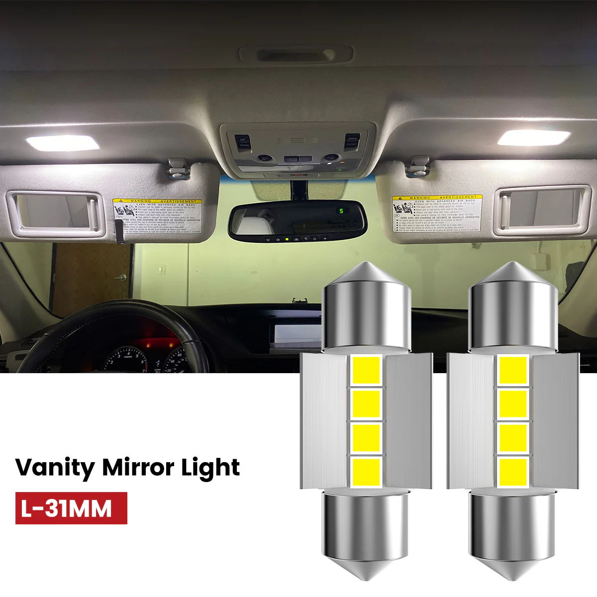 Fit for 2011-2014 Hyundai Sonata The Brightest LED Bulbs Upgrade - Image 72