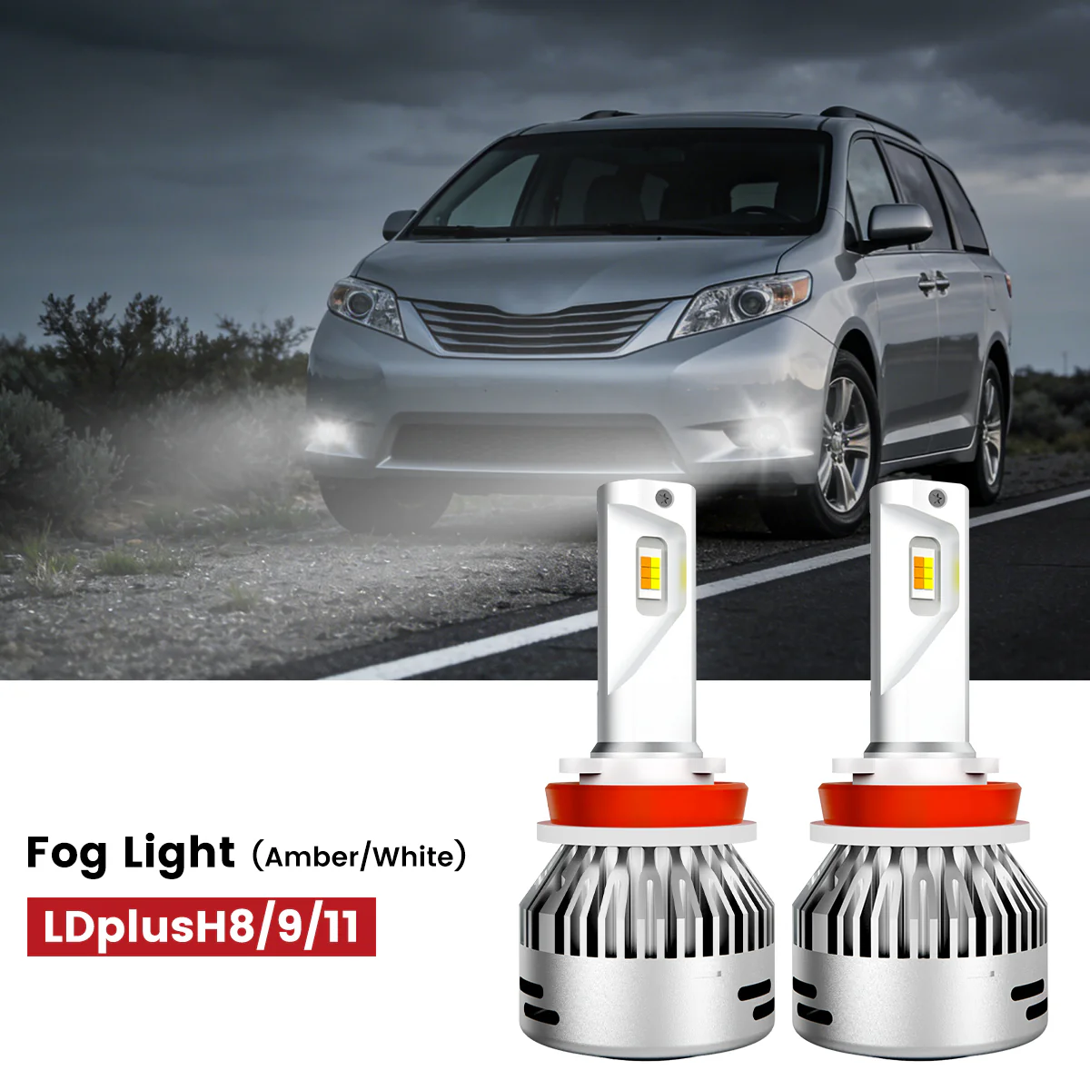 Fit for 2011-2014 Toyota Sienna LED Bulbs H11 9005 Exterior Interior Bulb Plug n Play - Image 40