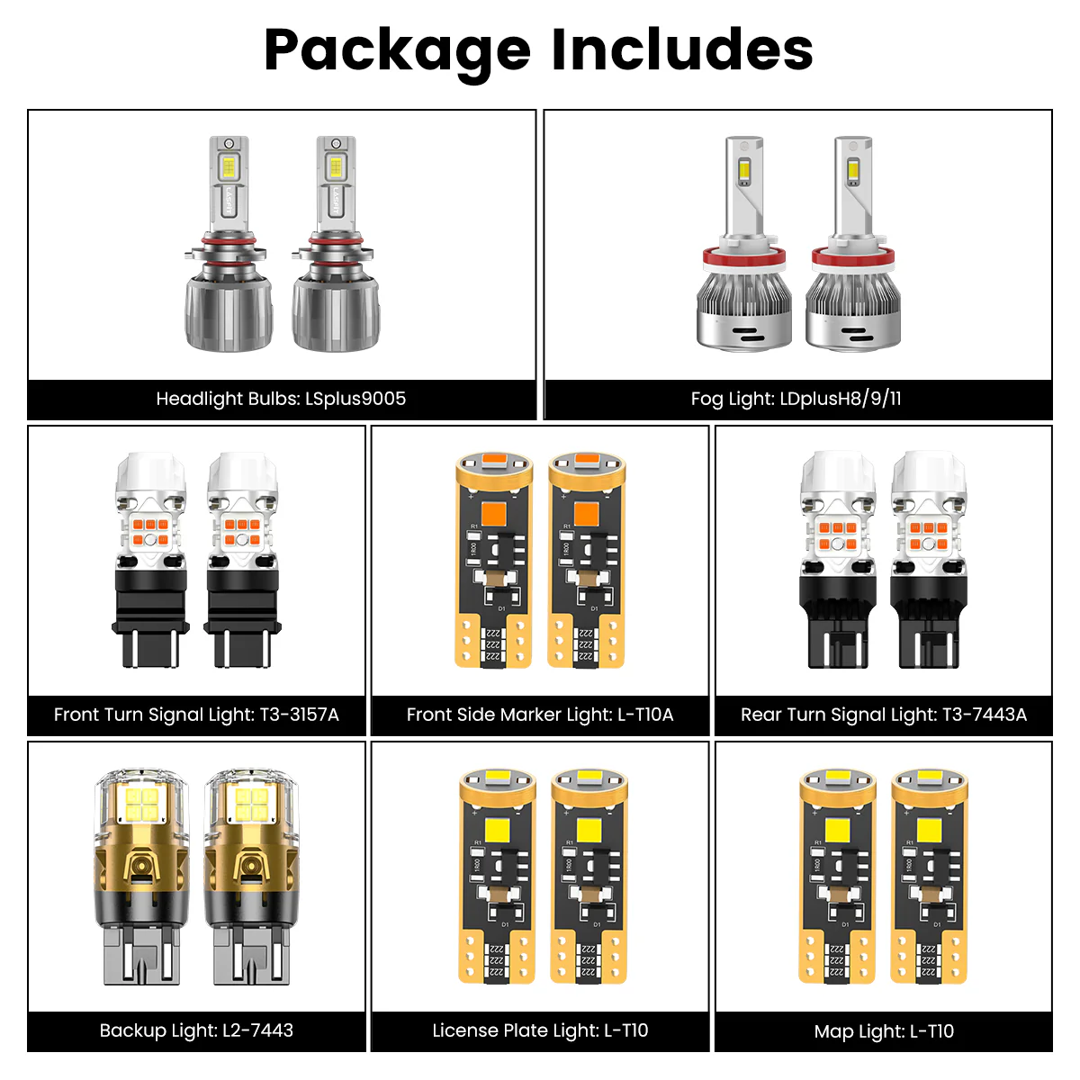 Fit for 2011-2015 Ford Explorer The Brightest LED Bulbs Upgrade | Tested and Verified - Image 2